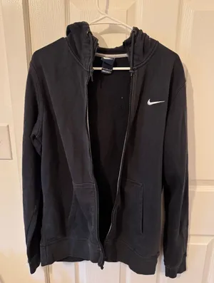 Nike Zip-Up Jacket Black thumbnail 1