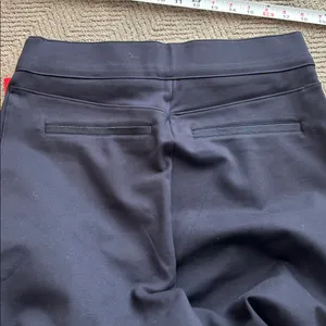 New Spanx Black Ponte Knit Pull On Pants Straight Leg Size L thumbnail 8