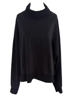 lululemon Softstreme Turtleneck Pullover Size 14 - Black thumbnail 3