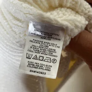 LOFT Sweater Large White Pointelle Bobble‎ Knit Women's Long Sleeve NWT Feminine thumbnail 4