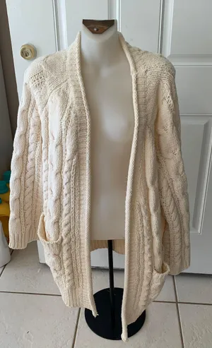 Med  Cream Cardigan thumbnail 1