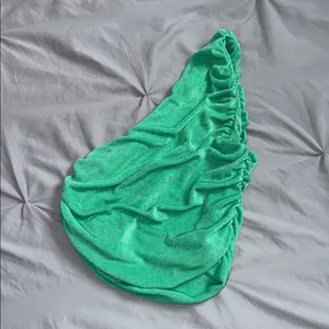 Beginning Boutique Vibrant Green One-Shoulder Top thumbnail 2