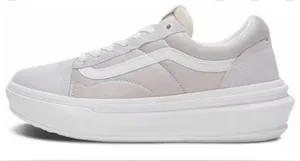 Vans Old Skool Overt CC 'Light Grey White' Women’s White Platform Old Skool Sz6 thumbnail 1