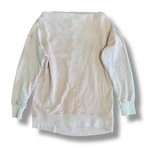 Pilcro Anthropologie Peach Pink‎ Cotton Sweatshirt Lightweight Pullover M thumbnail 1