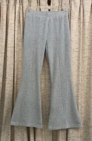 Aerie Groove-On Rib Velour Flare Pants thumbnail 1