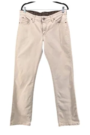 Wrangler Q-Baby Riding Jeans 12 Cream Bootcut Mid Rise 11/12x34 Cowgirl Elastic thumbnail 1