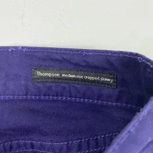 Citizens of Humanity Jeans Womens 29 Purple Thompson Medium Rise Cropped‎ Skinny thumbnail 8