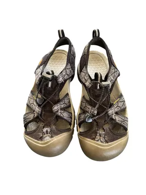KEEN Women's Venice H2 Sandal Size 7.5 Gray Black Snakeskin Print Waterproof thumbnail 5