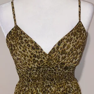 90’s vintage cheetah print maxi dress thumbnail 7