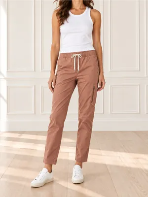Vuori Ripstop Jogger Pants Women’s XS Stoneware Clay Organic Cotton Cargo VW401 thumbnail 8