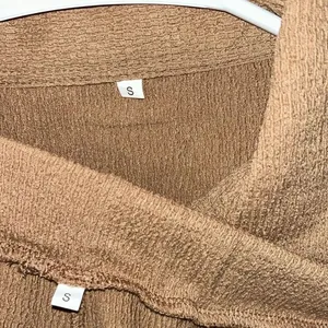 Women’s Beige Stretchy Pants Set(Size Small) Tan thumbnail 7