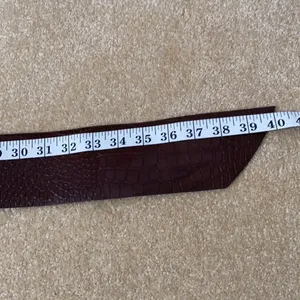 Women’s Barkwood Brown Wide Belt with Gold Buckle M NWT thumbnail 5