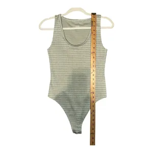 American Eagle Green Scoopneck Thong Bodysuit, XS‎ thumbnail 5