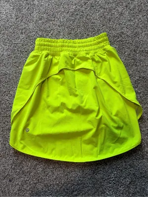 Lululemon Hotty Hot High-Rise Skirt Long Built In Shorts – Highlight Yellow – 2 thumbnail 8