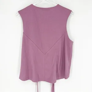 Free People Beach Crop Tank Top‎ Women's Size XS Purple Boho Chic thumbnail 3