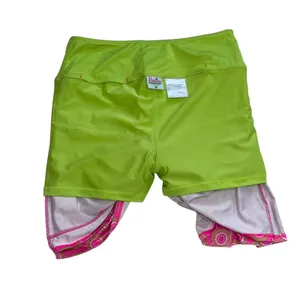 Birdies &‎ Bows Women's Skort Size S Small Pink Lime White Floral Print thumbnail 6