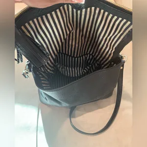 Kate Spade Large Maria Southport Avenue Black‎ Leather Cross Body thumbnail 11