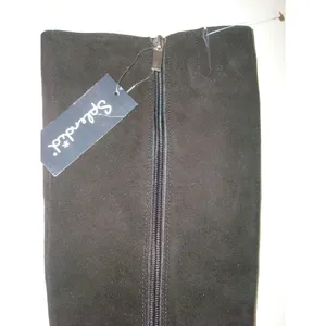 New $199 Black Womens 8 Splendid Abby Suede Leather Boots Tall Knee NWT thumbnail 3