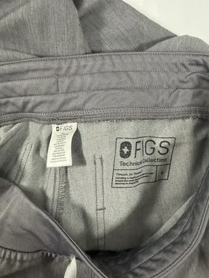 FIGS Zamora Jogger Scrub Pants Charcoal Color Size Small thumbnail 3