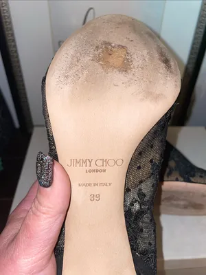 Jimmy Choo Shar 85 Black Floral Lace Peep-Toe Heels Size US 9 / EU 39 MSRP $1200 thumbnail 11