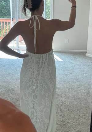 Hello Molly White Maxi Dress thumbnail 5