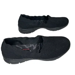 Skechers Classic Fit‎ Memory Foam Black Shoes thumbnail 5