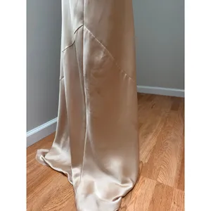 Show Me Your Mumu Jasmine Halter Maxi Dress Champagne Satin Size XS thumbnail 8