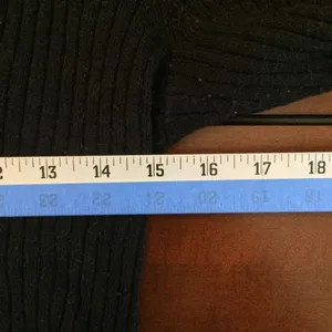 Madewell Shrunken ribbed cardigan sweater black thumbnail 6