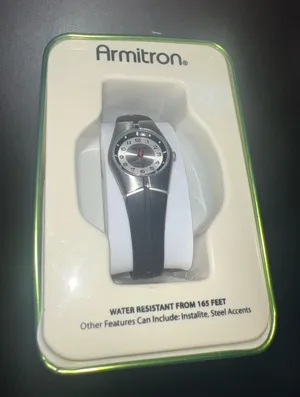 Armitron watch water resistant in case Silver thumbnail 1