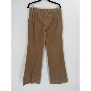J.Crew Corduroy Trousers Women Tan Brown Y2K flare Leg Pants Style Preppy thumbnail 3