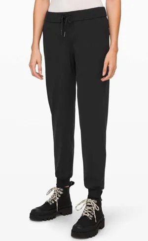 Lululemon‎ On the Fly Jogger *Luxtreme Black " W5CPJS Size 0 Travel Athletic thumbnail 1