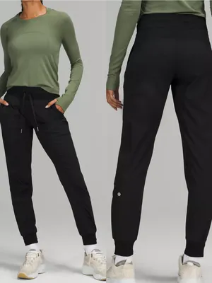 Lululemon Dance Studio Mid-Rise Jogger Full Length Black thumbnail 2
