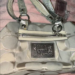Coach Elegant Gray Designer‎ Handbag thumbnail 8