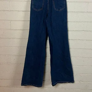 Princess Polly blue high-rise wide-leg jeans size 2 thumbnail 8