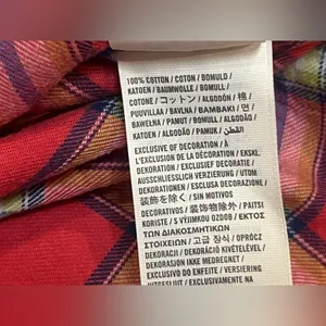 A&F Abercrombie & Fitch Plaid oxford Button Down MOOSE LOGO Size Xs thumbnail 6