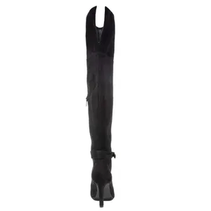 Rialto Clea Black‎ Faux Suede Over-The-Knee Boot 4 Inch Heel Special Occasion 9 thumbnail 4