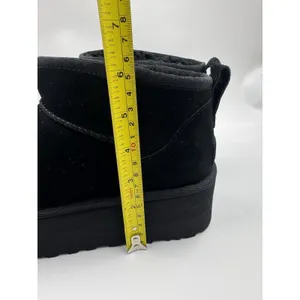 UGG Classic Ultra Mini Platform Women's Ankle Boots - Color Black Size 8 New thumbnail 16