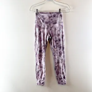 Lululemon Athletica Align High-Rise Legging Pants Meadow Haze Pink Multi 6 thumbnail 4