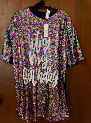 Boutique Party Like It’s Your Birthday Dress NWT thumbnail 1