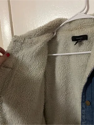 Forever 21 Blue Sherpa thumbnail 2