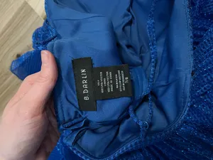 B Darlin Blue prom dress thumbnail 4