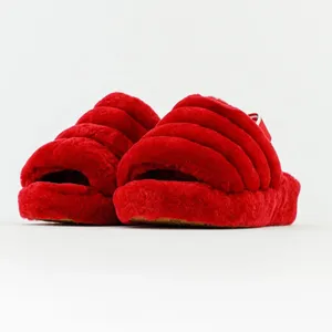 UGG Fluff Yeah Slide Style 1095119 in Samba Red (Women's Size 11) thumbnail 6
