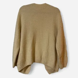 Cozy Cream Cable Knit Sweater Size L thumbnail 6