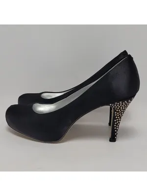Madden Girl Getta Rhinestone Embellished Heel Pump Shoe Size 7 Black thumbnail 12