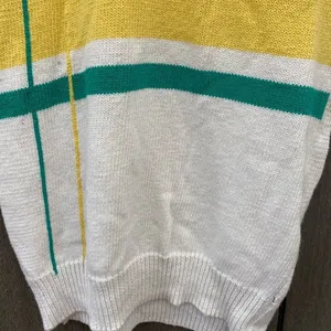 Vintage Credentials Sweater‎ Vest Yellow Size L thumbnail 2