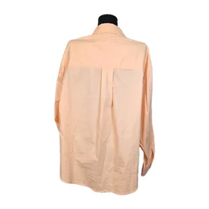 Pistola Womens Sloane Oversized Button Down Hi-Low Long Sleeve Top Orange Sz S thumbnail 15