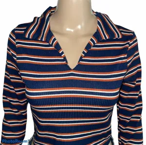 Urban Heritage long sleeve crop top thumbnail 2