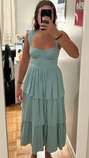 We wore what blue maxi dress size xs thumbnail 3