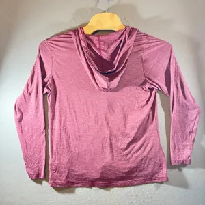 819 | Columbia Space Dye Full Zip Lightweight Hooded Jacket Pink Womens Large‎ thumbnail 2