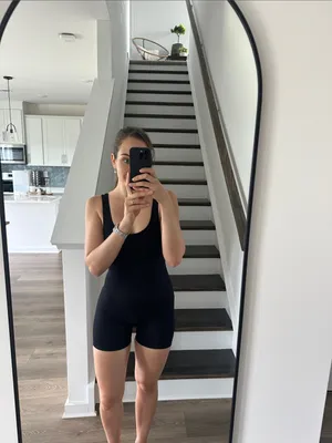 Black Sleeveless Stretch Jumpsuit Romper XS/S thumbnail 5